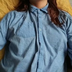 Blue long sleeve shirt